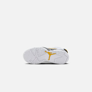 Nike PS Air Jordan 6 Retro - White / Yellow Ochre / Black