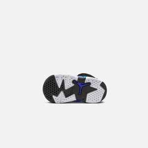 Nike TD Air Jordan 6 Retro - Black / Bright Concord / Aquatone