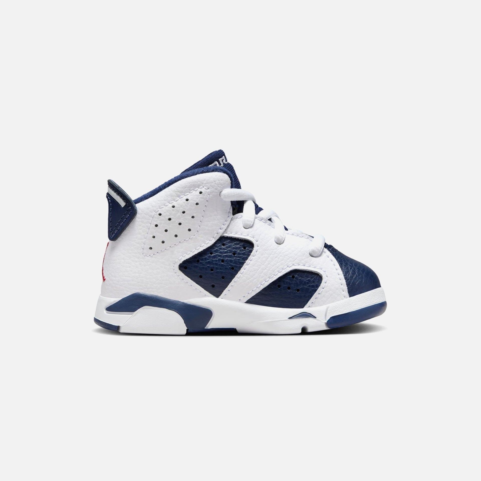 TD Air Jordan 6 Retro - White / Varsity Red / Midnight Navy