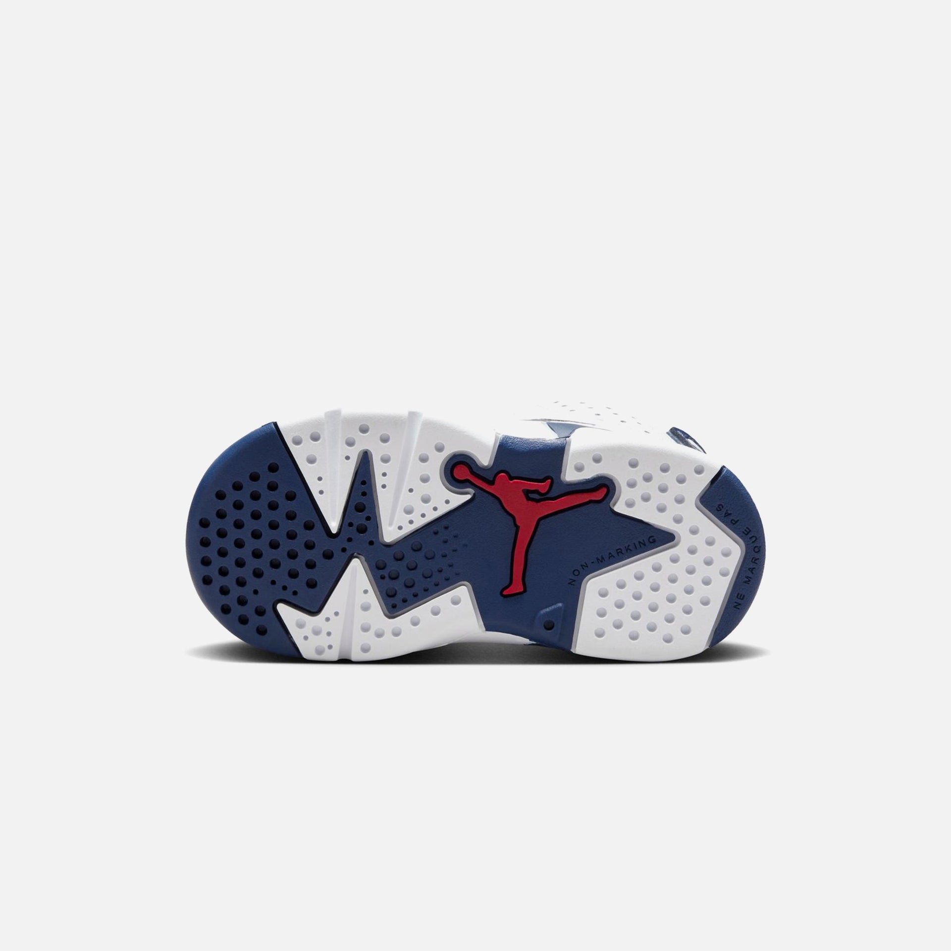 TD Air Jordan 6 Retro - White / Varsity Red / Midnight Navy