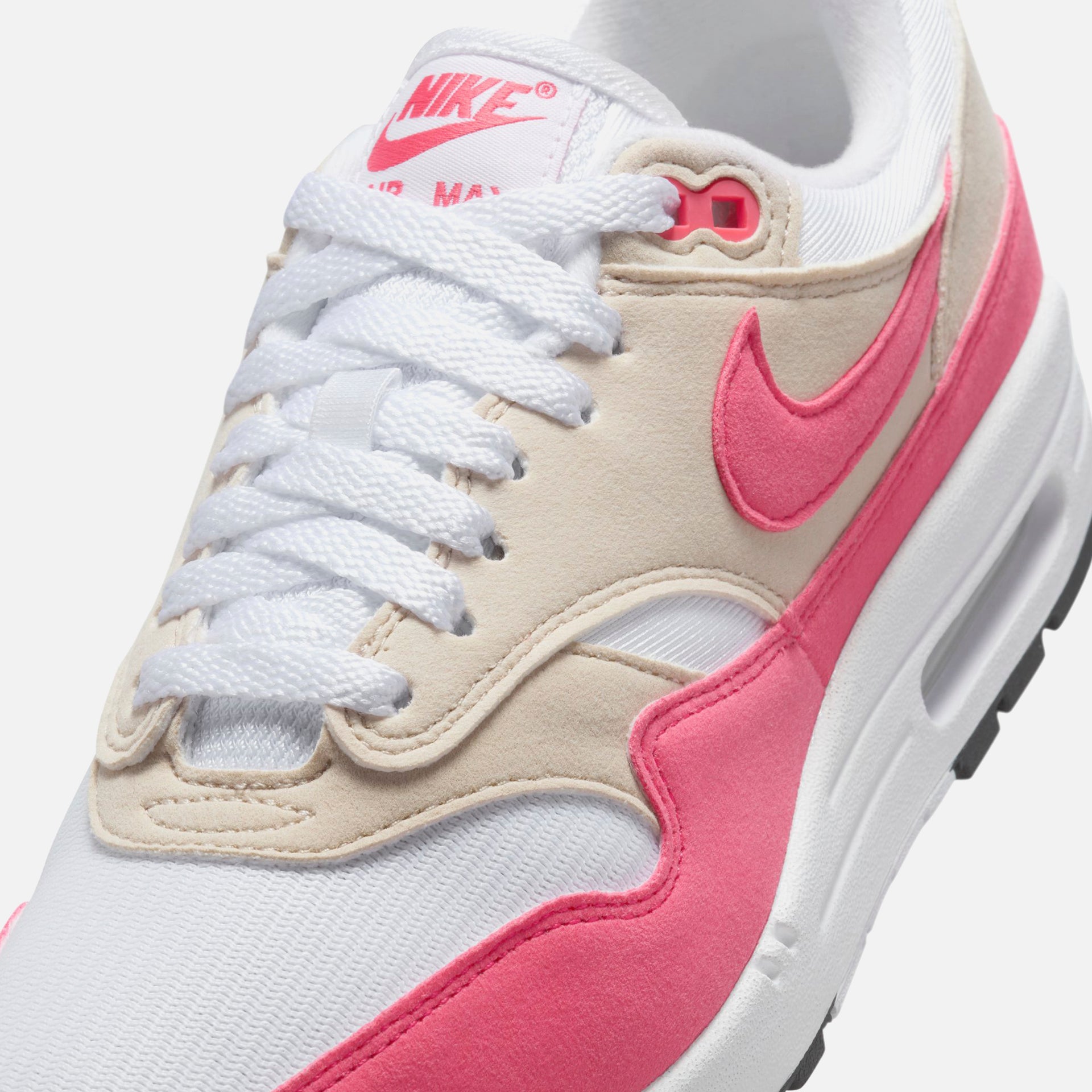 Nike WMNS Air Max 1 `87 - White / Aster Pink / Light Orewood Brown / Black