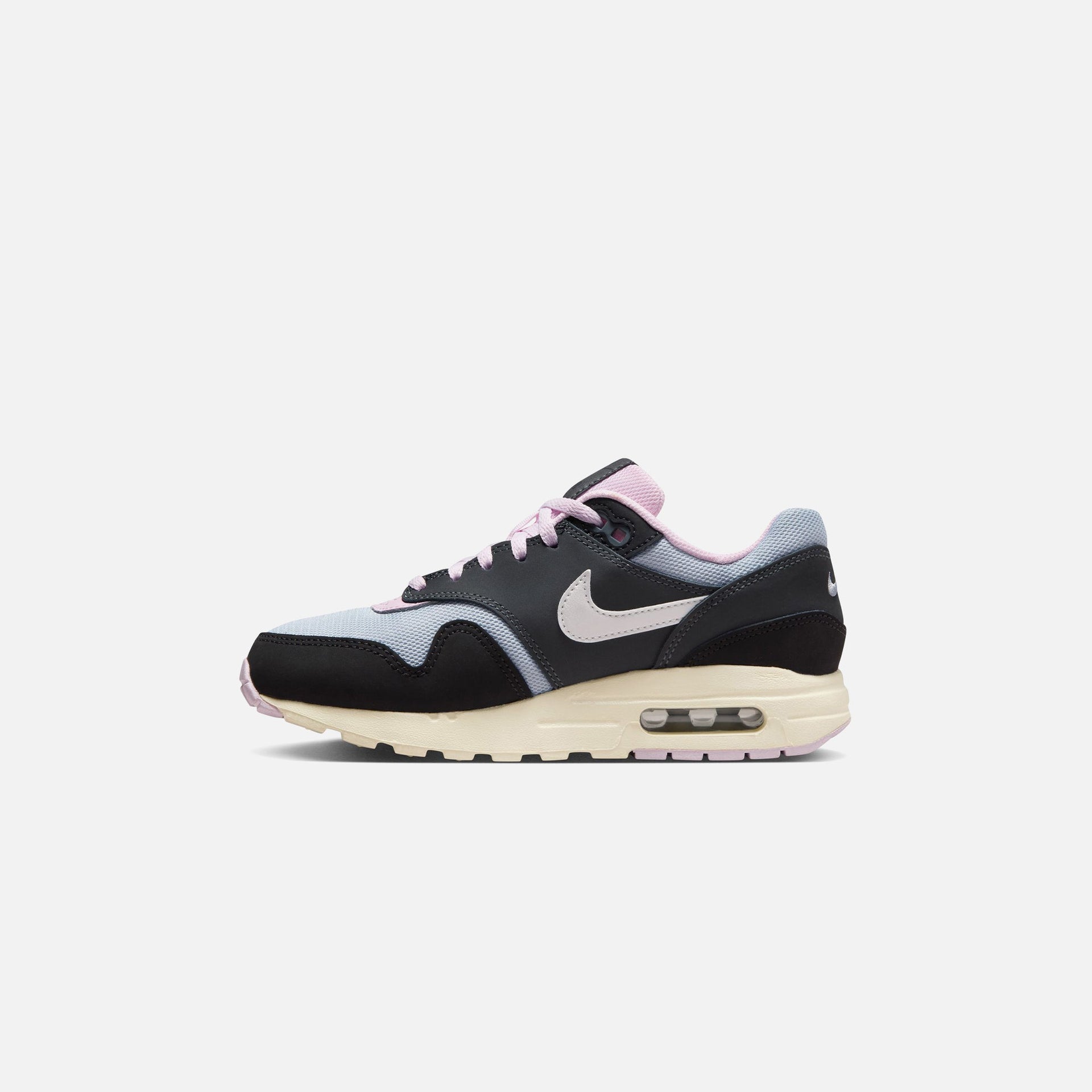 Nike GS Air Max 1 - Black / Summit White / Anthracite / Pink Foam