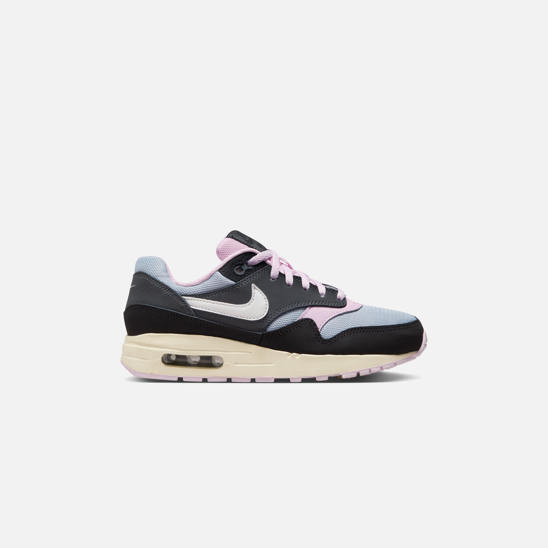 Nike GS Air Max 1 - Black / Summit White / Anthracite / Pink Foam