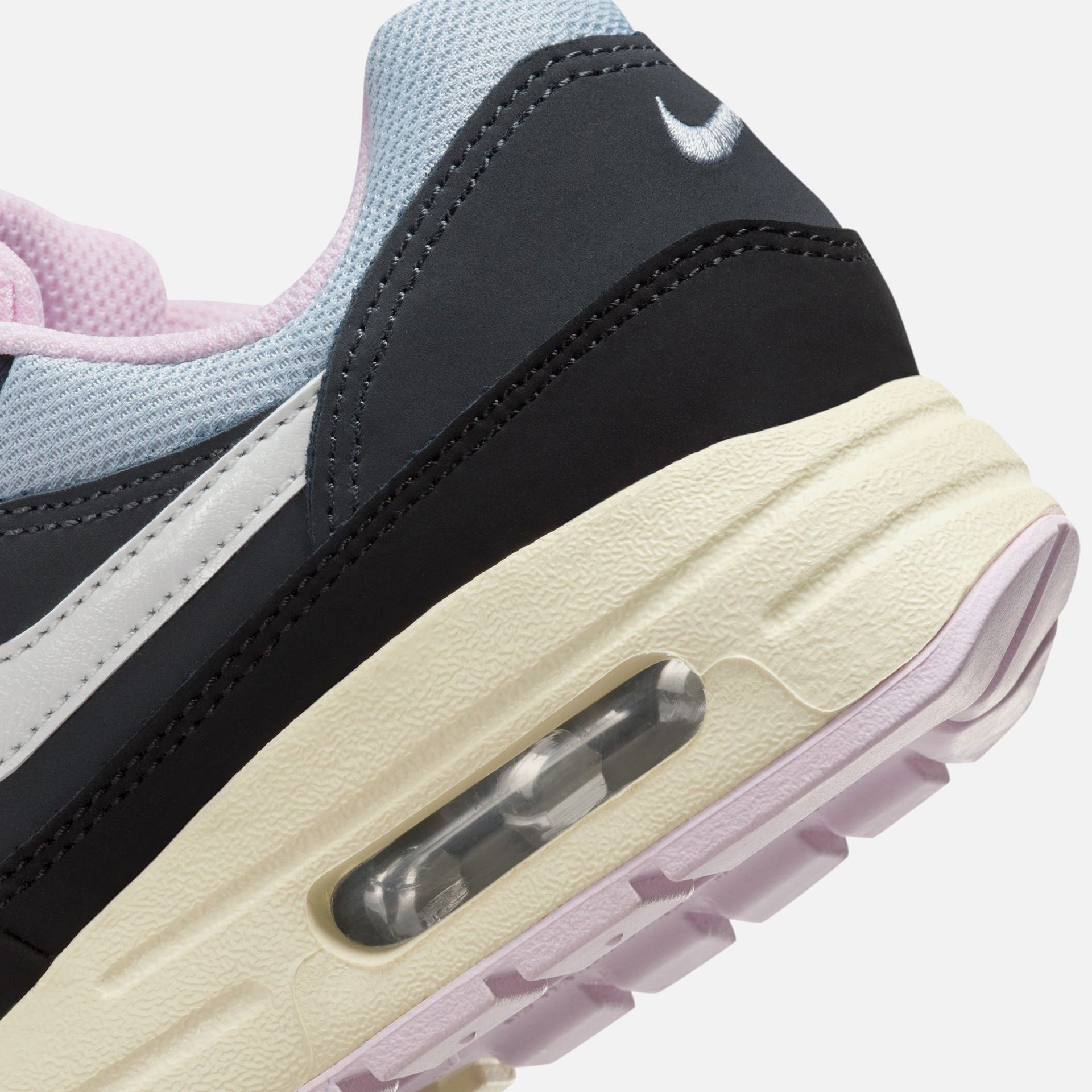 Nike GS Air Max 1 - Black / Summit White / Anthracite / Pink Foam