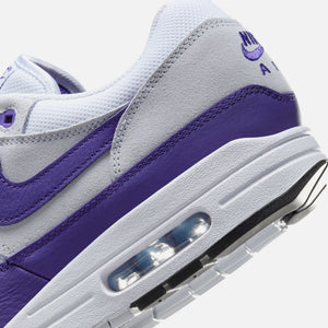 Nike Air Max 1 SC - White / Field Purple / Black / Football Grey