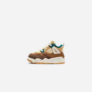 Nike TD Air Jordan 4 Retro - Cacao Wow / Geode Teal / Ale Brown