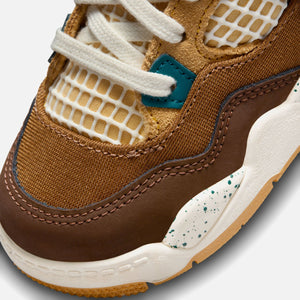 Nike TD Air Jordan 4 Retro - Cacao Wow / Geode Teal / Ale Brown