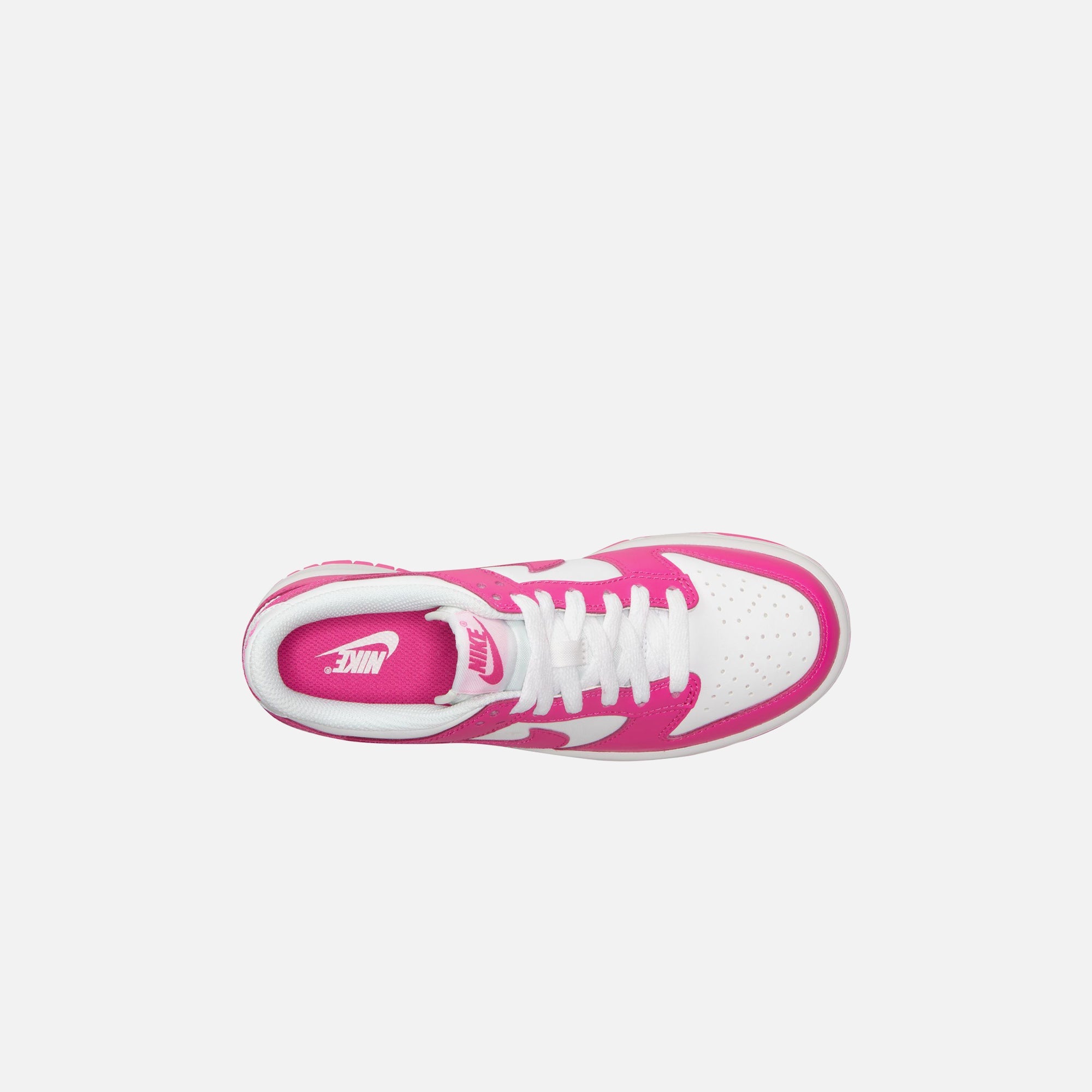 Nike GS Dunk Low - White / Laser Fuchsia – Kith Canada