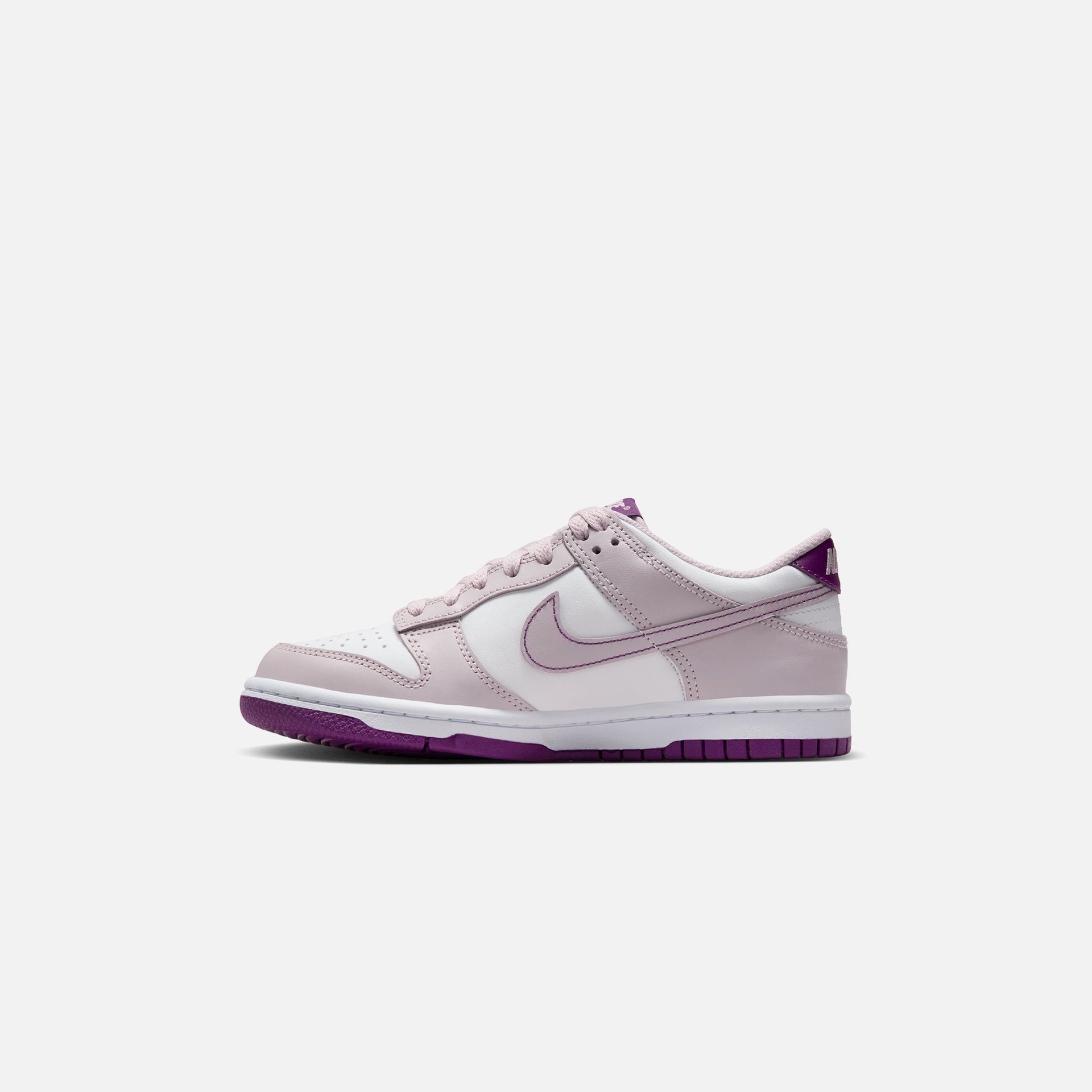 Nike GS Dunk Low - White / Platinum Violet / Viotech