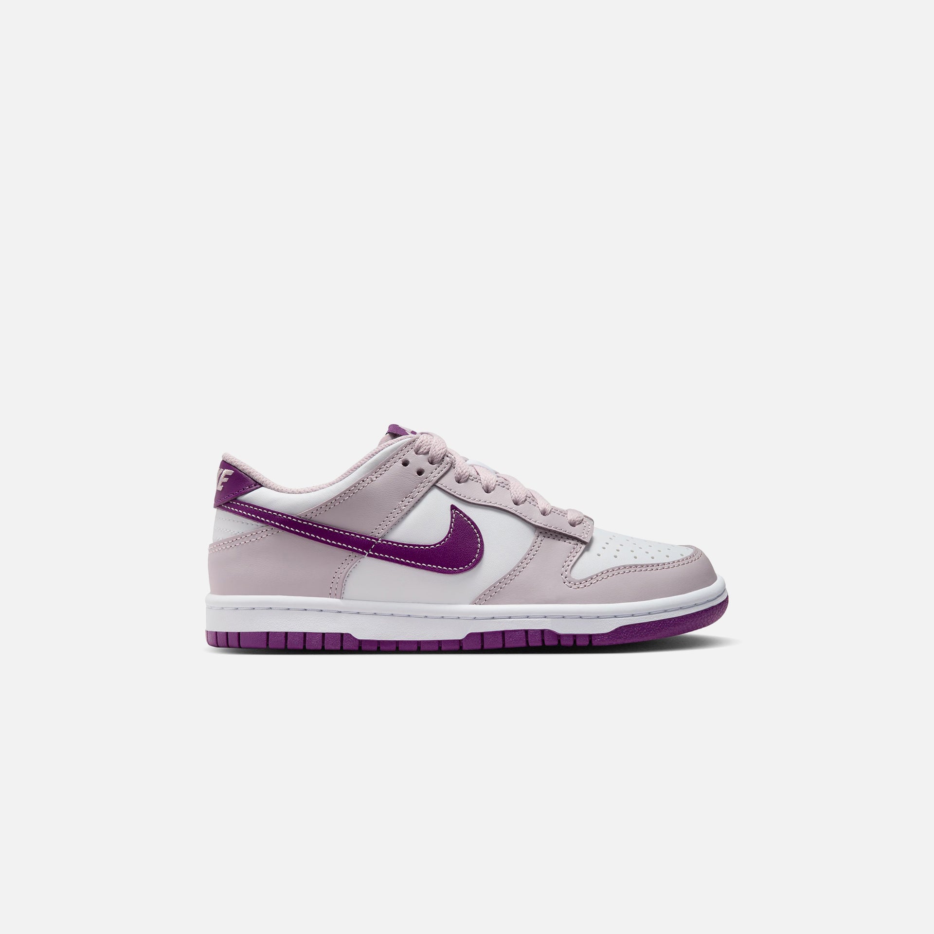 Nike GS Dunk Low - White / Platinum Violet / Viotech