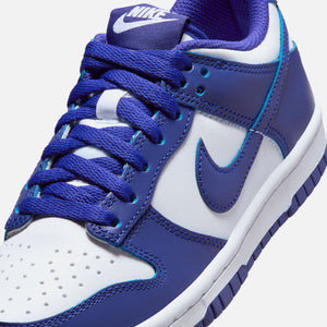 Nike Dunk Low - White / Concord / University Red