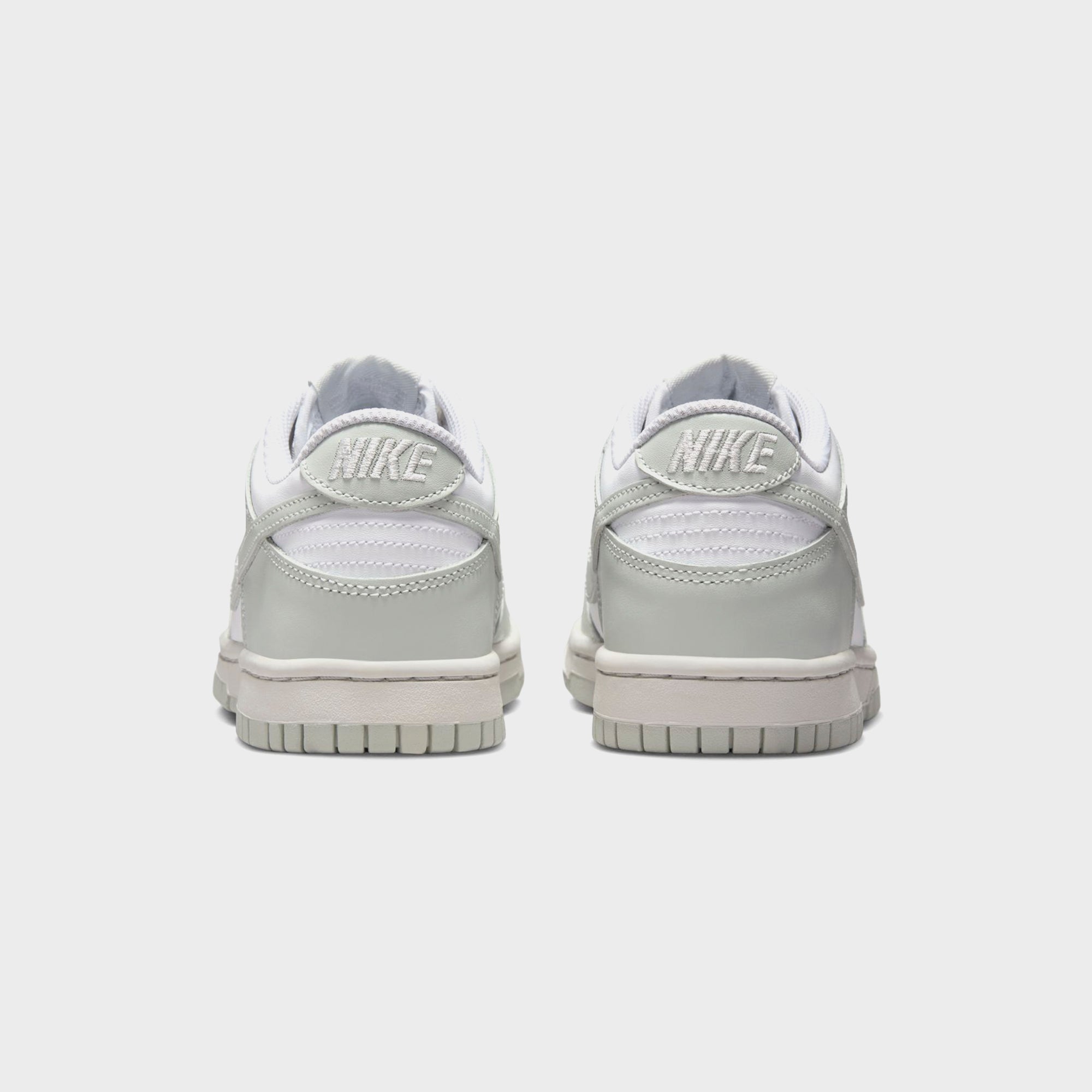 Nike GS Dunk Low - White / Light Silver / Photon Dust – Kith