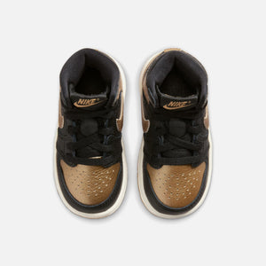 Nike Toddler Air Jordan 1 Retro High OG - Black / Metallic Gold / Sail