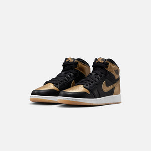 Jordan GS Air Jordan 1 Retro High OG - Black / Metallic Gold / Sail