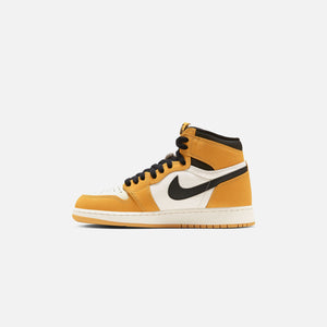 Nike GS Air Jordan 1 Retro High OG RMSTD  - Yellow Ochre / Black / Sail