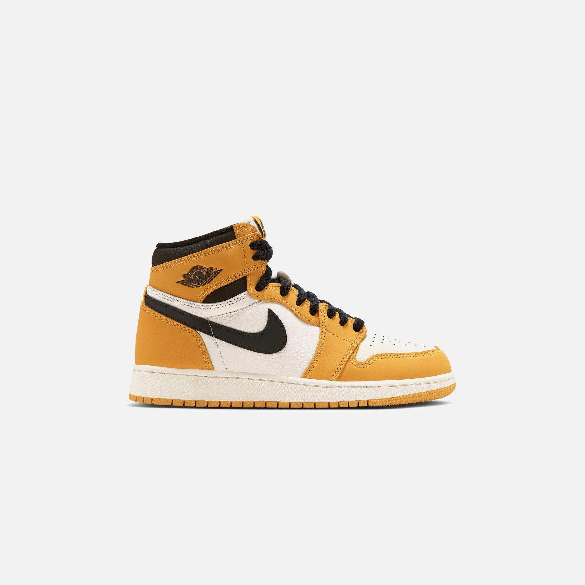 Nike GS Air Jordan 1 Retro High OG RMSTD  - Yellow Ochre / Black / Sail