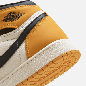 Nike GS Air Jordan 1 Retro High OG RMSTD  - Yellow Ochre / Black / Sail