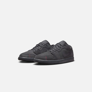 Nike Air Jordan 1 Low SE Craft - Dark Smoke Grey / Varsity Red / Black