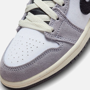 Nike PS Air Jordan 1 Mid Se - Cement Grey / Black / White / Tech Grey