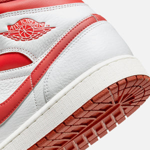 Nike Air Jordan 1 Mid SE - White / Lobster / Dune Red / Sail