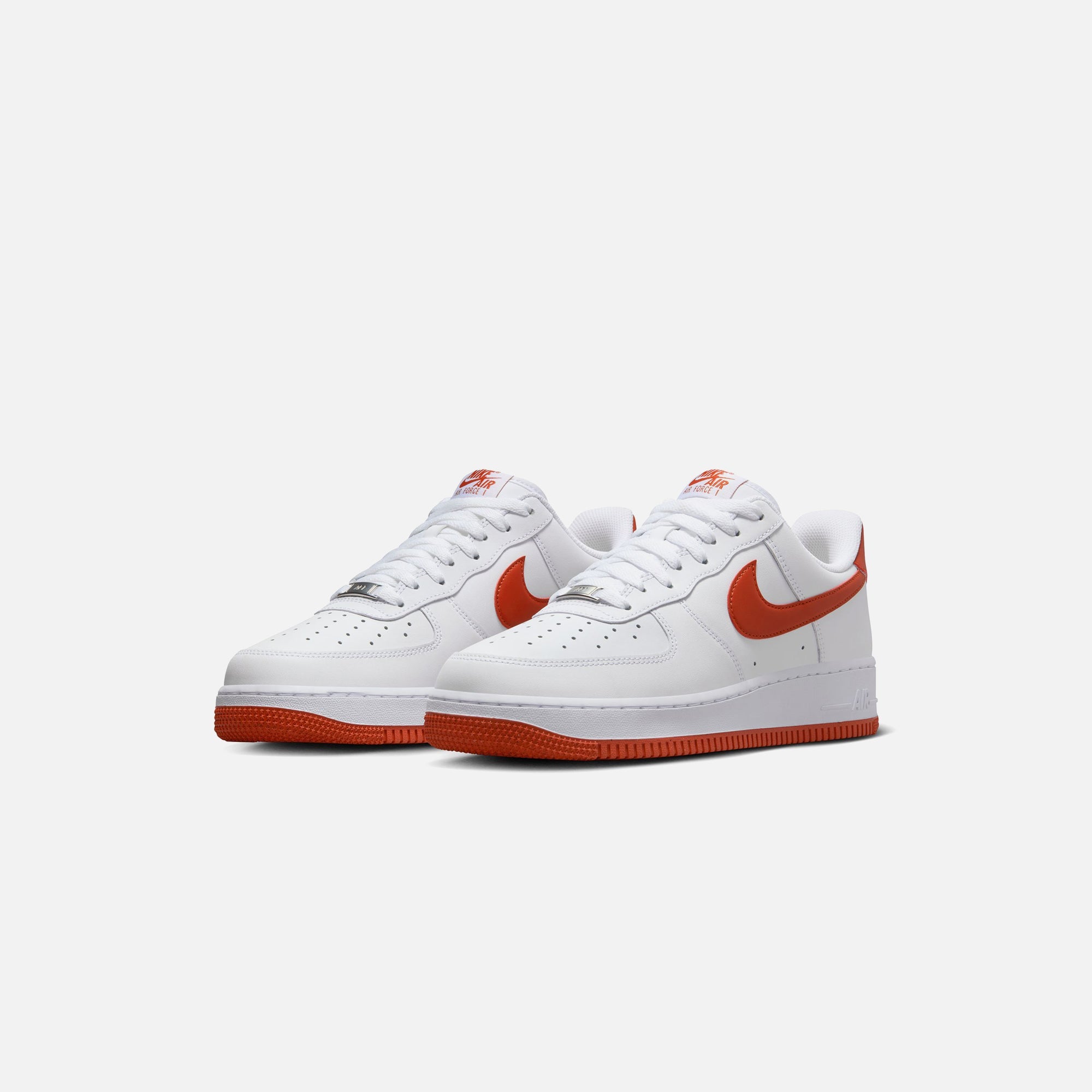 Nike Air Force 1 '07 - White / Dragon Red / White – Kith Canada