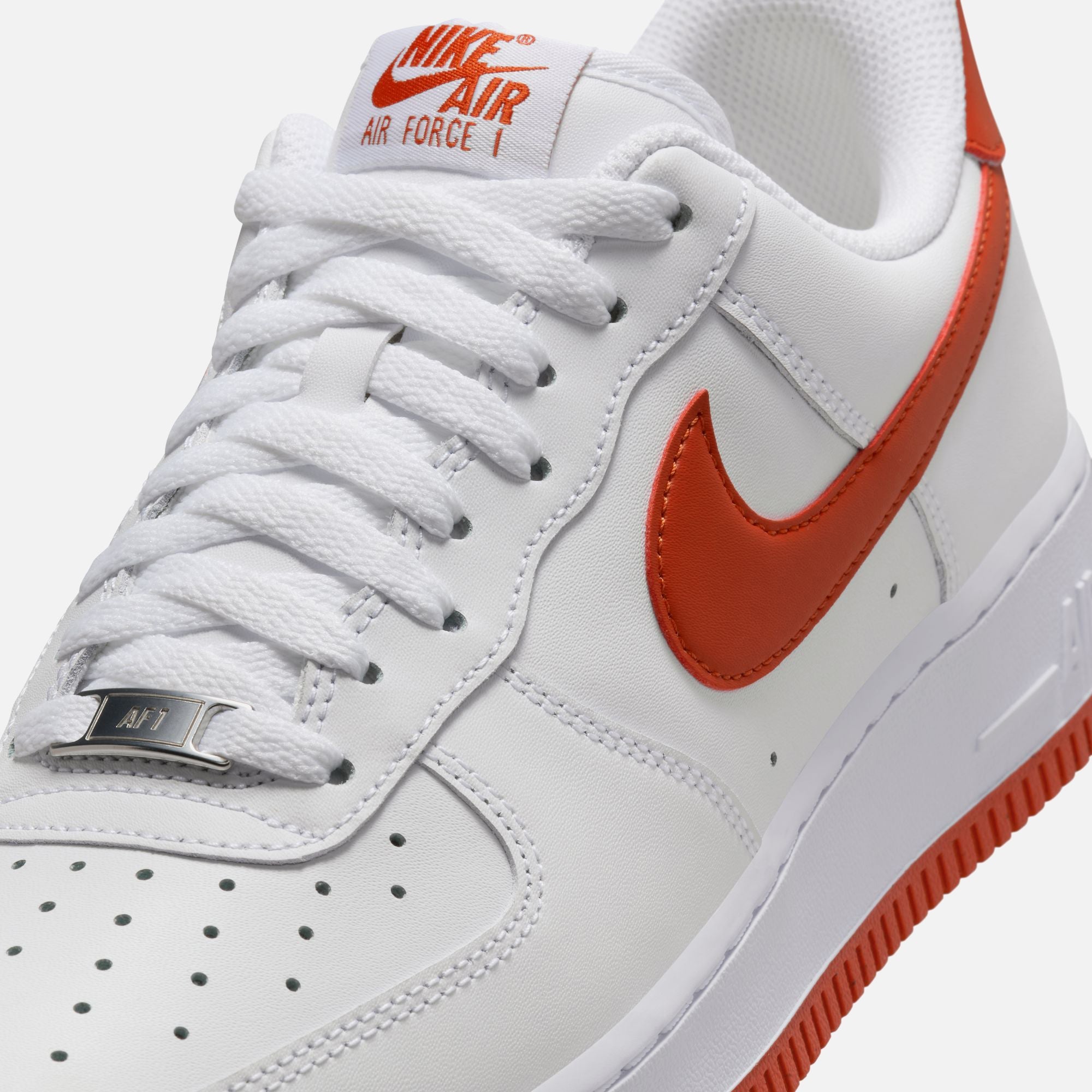 Nike Air Force 1 '07 - White / Dragon Red / White – Kith Canada