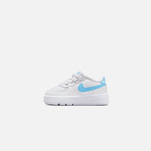 Nike TD Force 1 Low Easyon - White / Aquarius Blue / White