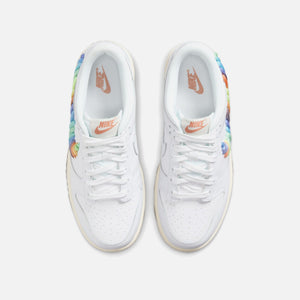 Nike GS Dunk Low - White / Multi-Color / Dark Pony