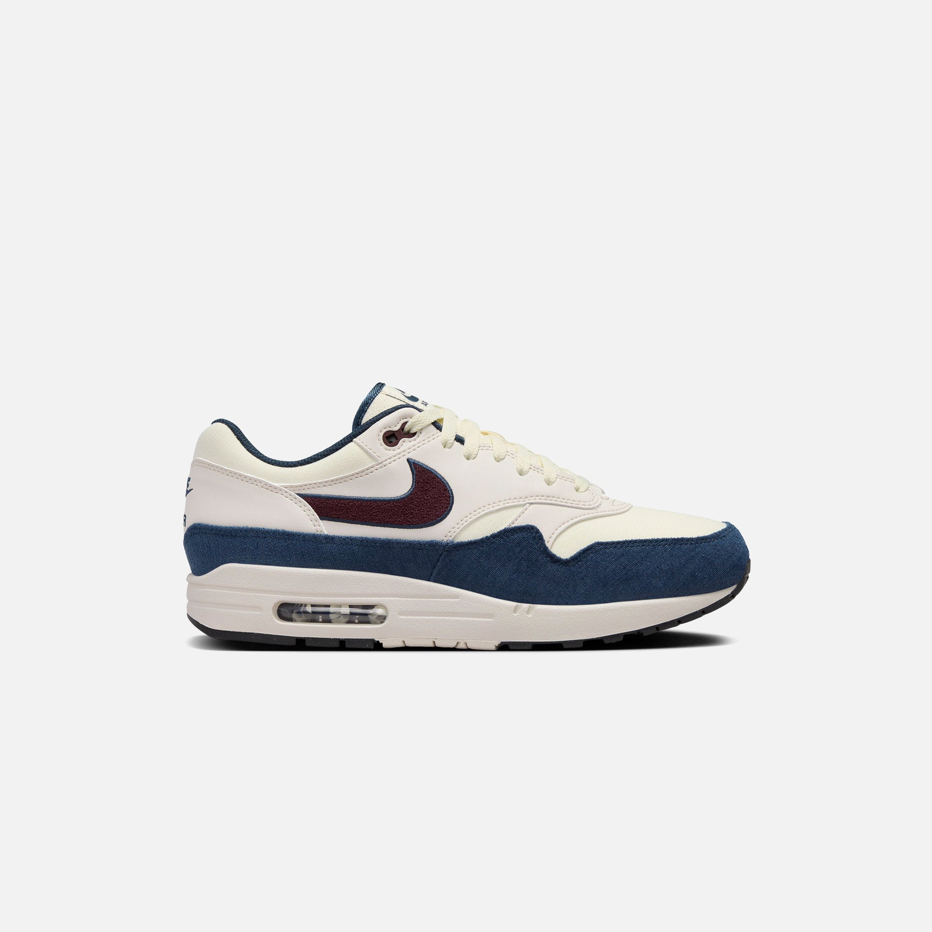 Nike Air Max 1 - Coconut Milk / Armoury Navy / Light Orewood Brown / Burgundy Crush