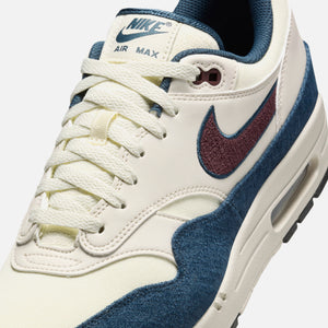 Nike Air Max 1 - Coconut Milk / Armoury Navy / Light Orewood Brown / Burgundy Crush