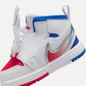 Nike TD Air Jordan 1 Mid RM Easyon - White / Siren Red / Racer Blue