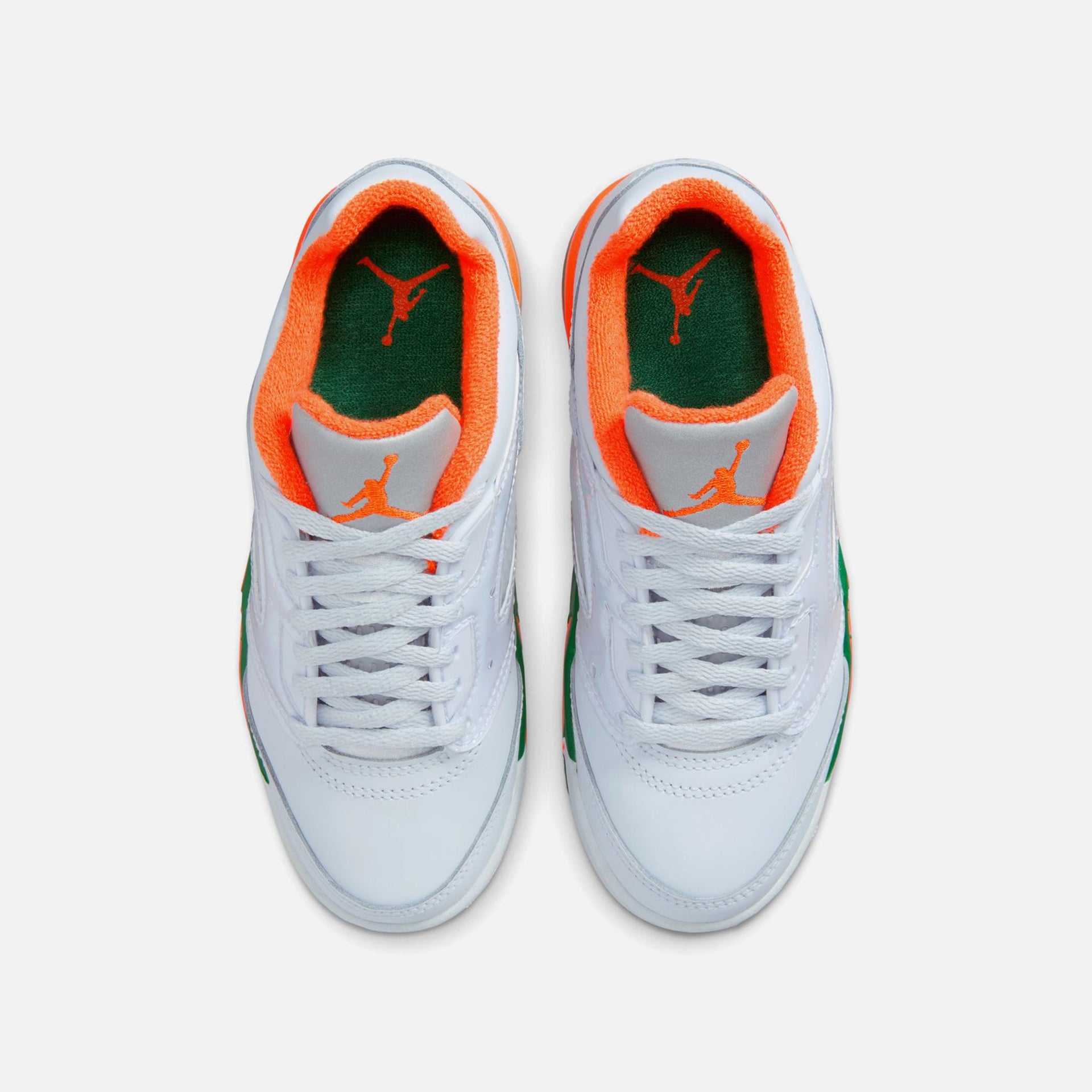 Jordan GS Air Jordan 5 Retro Low - Football Grey / Brilliant Orange