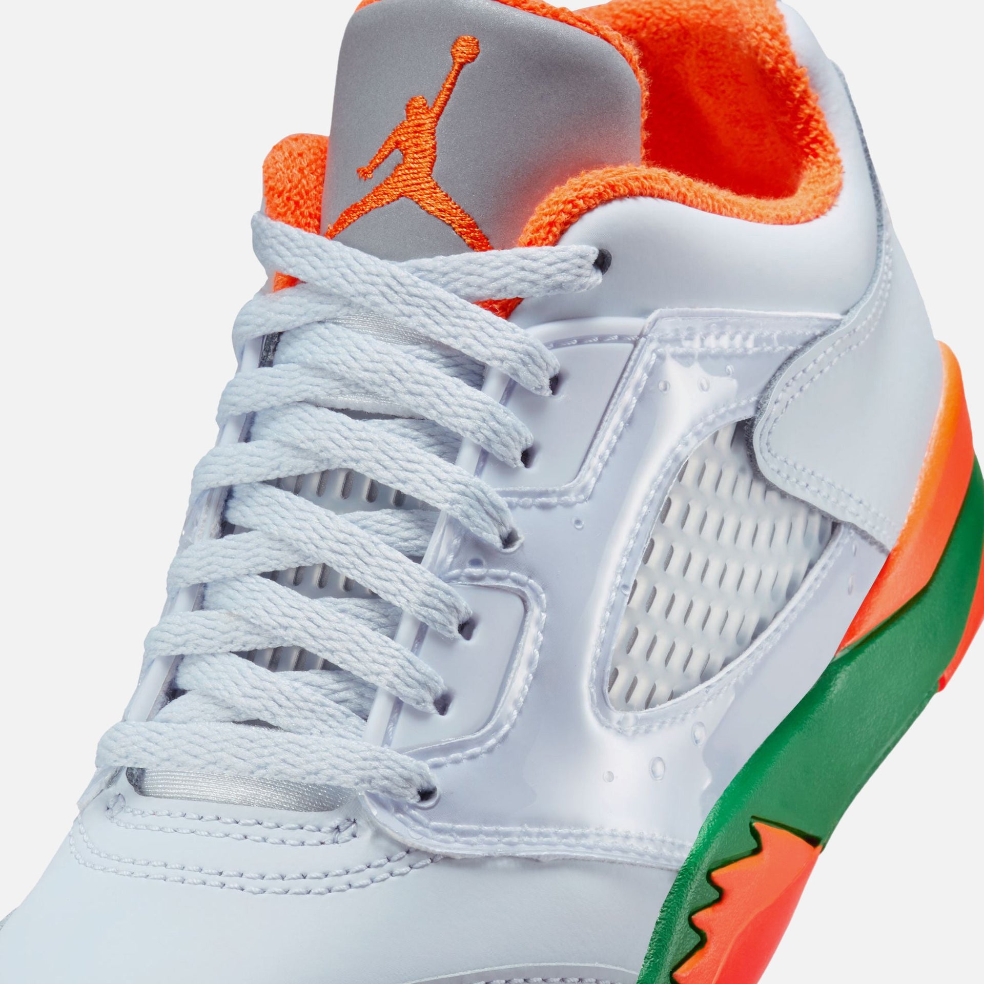 Jordan GS Air Jordan 5 Retro Low - Football Grey / Brilliant Orange