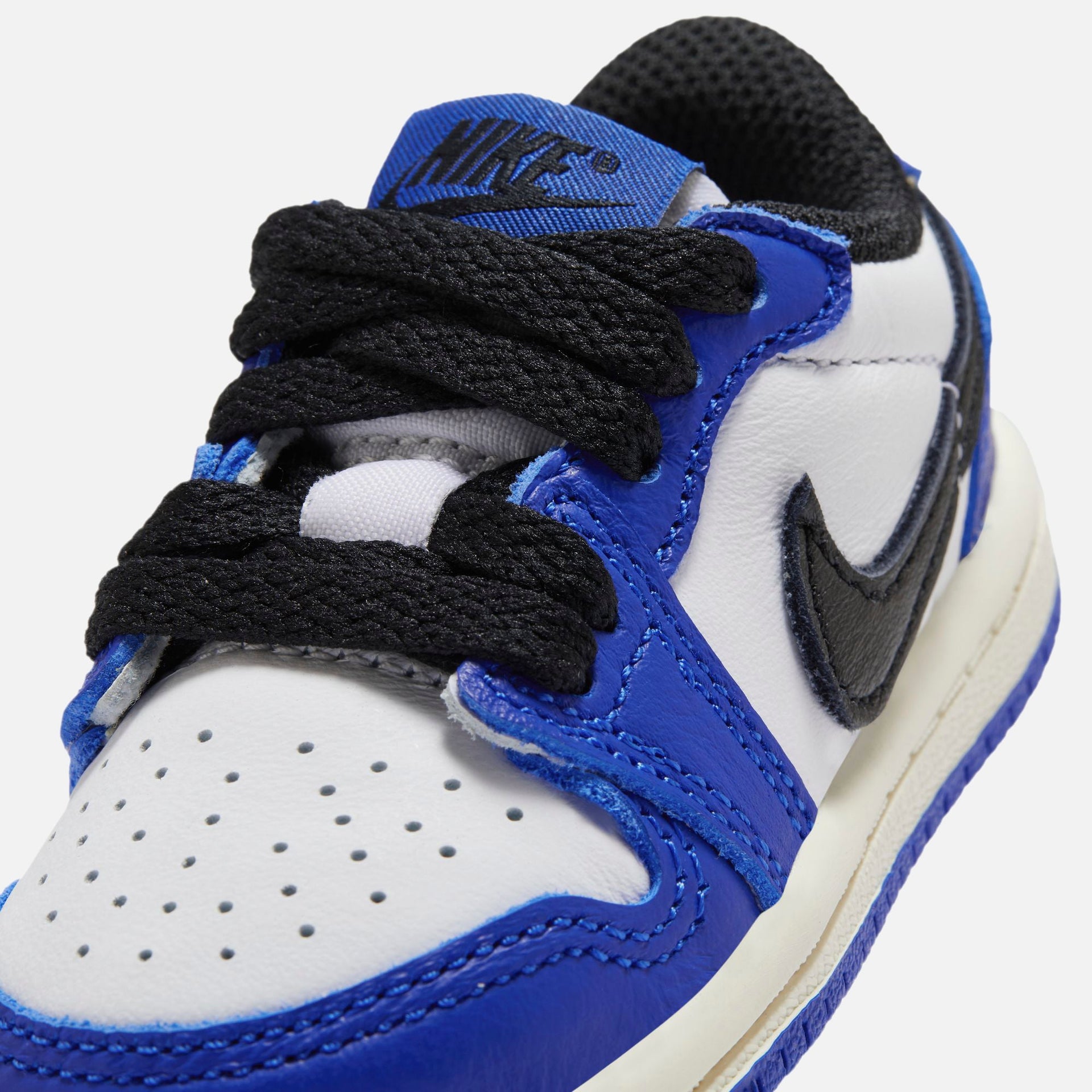 Jordan TD Air Jordan 1 Retro Low OG - White / Black / Game Royal / Sail