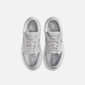 Nike Pre-School Air Jordan 1 Low OG - Neutral Grey / Metallic Silver / White