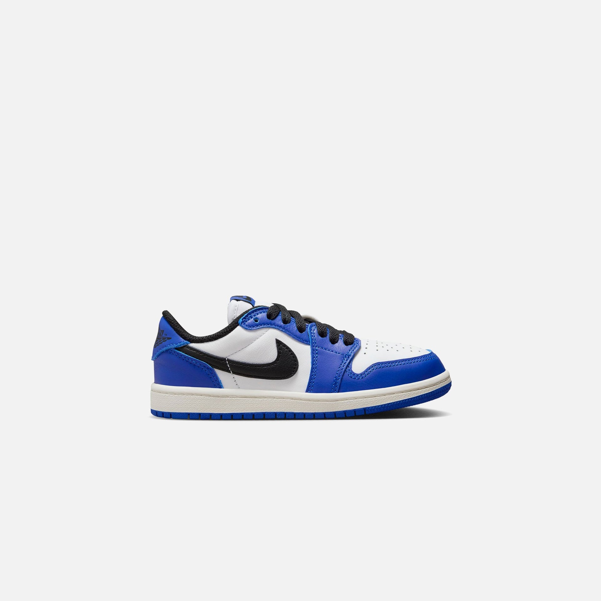 Jordan PS Air Jordan 1 Low OG - White / Black / Game Royal / Sail