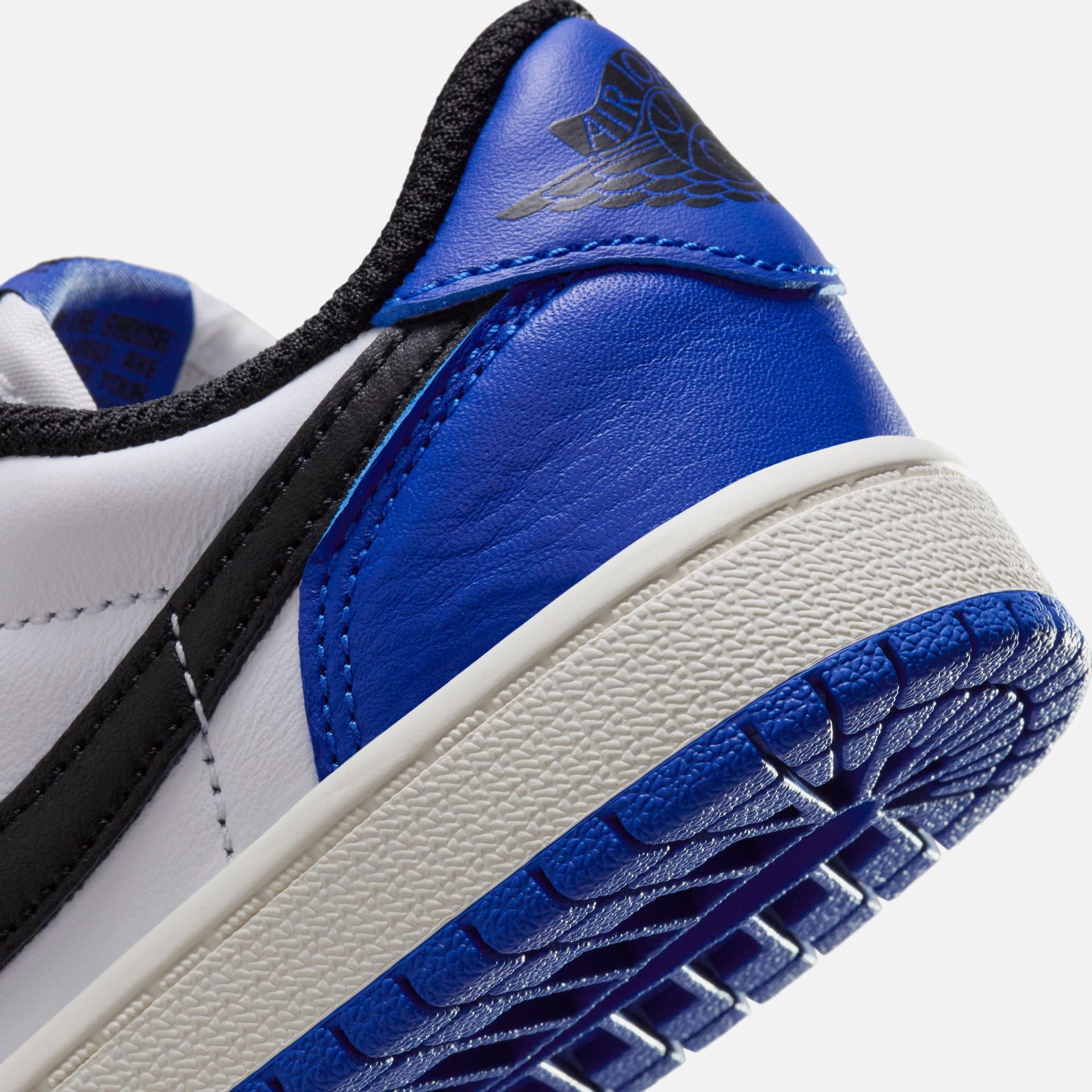 Jordan PS Air Jordan 1 Low OG - White / Black / Game Royal / Sail