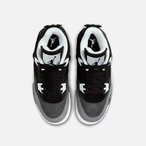 Jordan GS Air Jordan 4 Retro - Black / White / Cool Grey / Pure Platinum