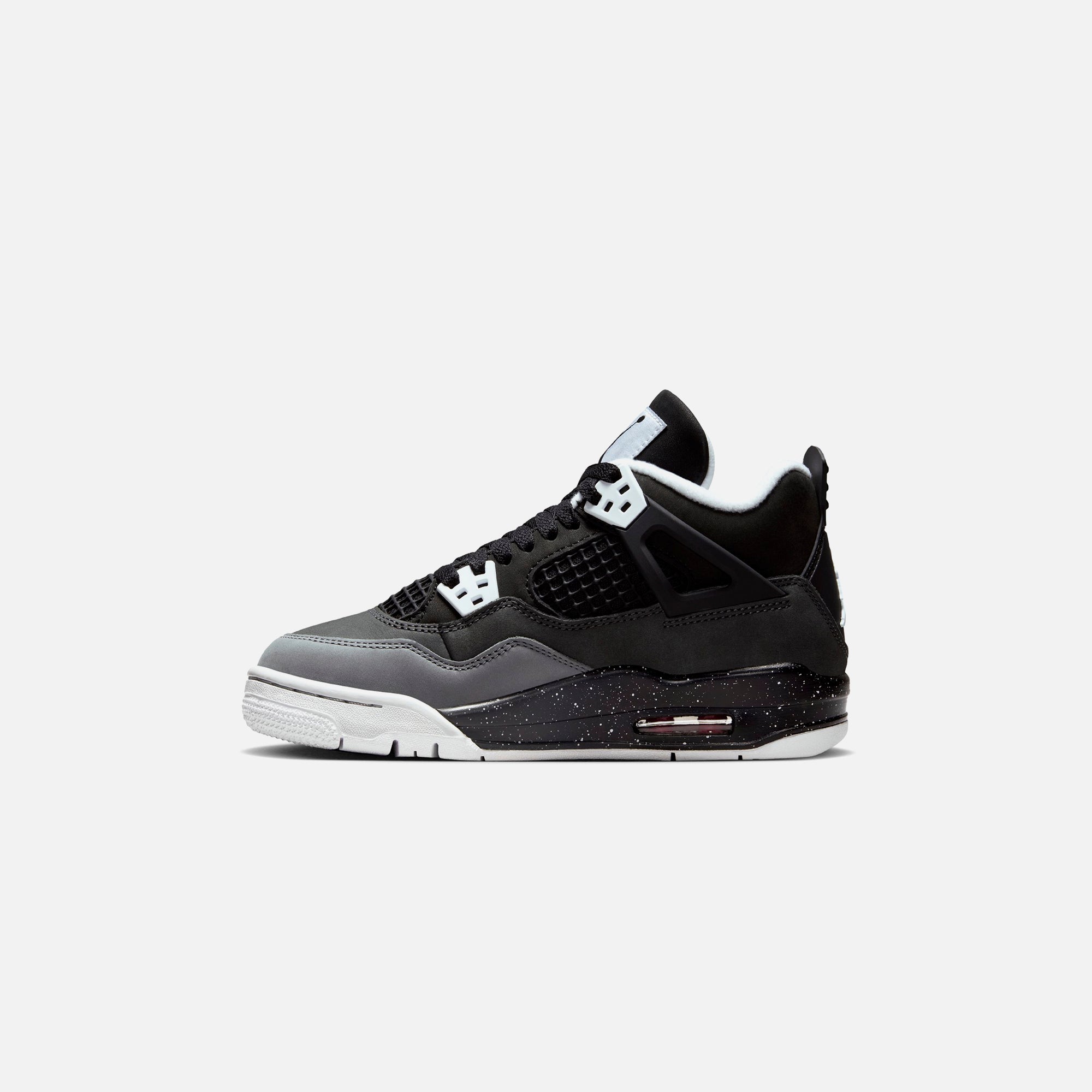 Jordan GS Air Jordan 4 Retro - Black / White / Cool Grey / Pure