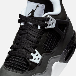 Jordan GS Air Jordan 4 Retro - Black / White / Cool Grey / Pure Platinum