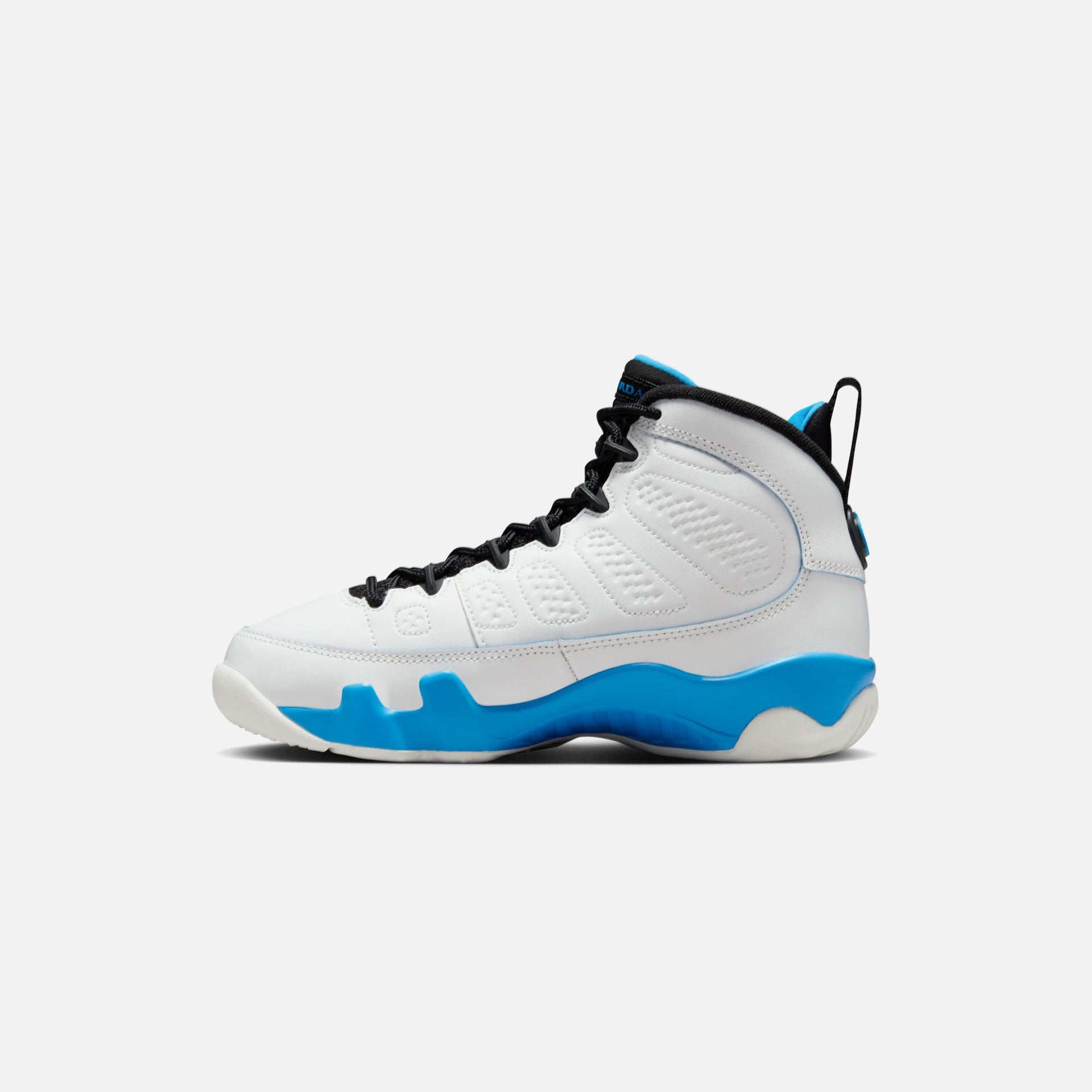 Jordan GS Air Jordan 9 Retro - Summit White / Black / Dark Powder Blue