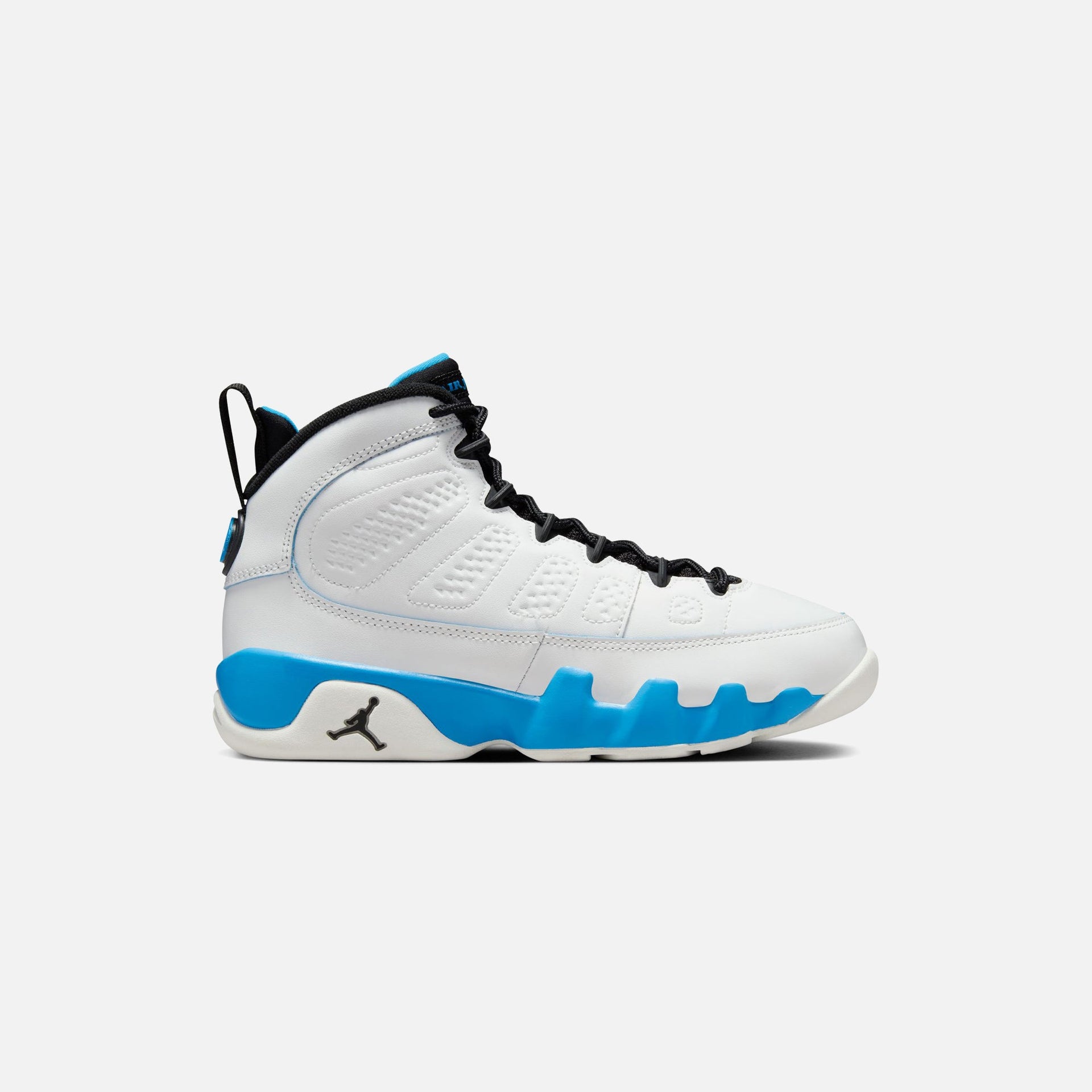 Jordan GS Air Jordan 9 Retro - Summit White / Black / Dark Powder Blue
