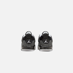 Jordan TD Air Jordan 4 Retro - Black / White / Cool Grey / Pure Platinum