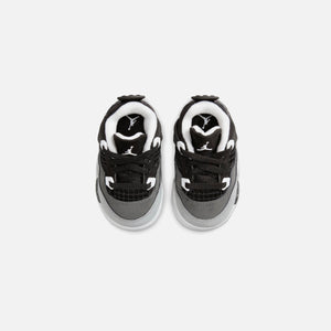 Jordan TD Air Jordan 4 Retro - Black / White / Cool Grey / Pure Platinum