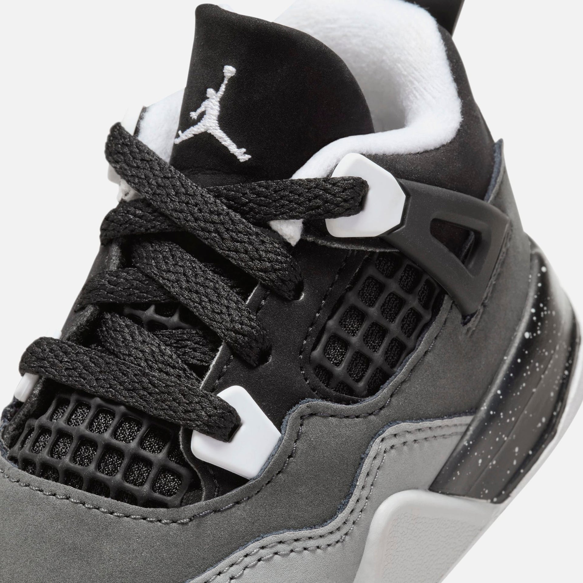 Jordan TD Air Jordan 4 Retro - Black / White / Cool Grey / Pure Platinum