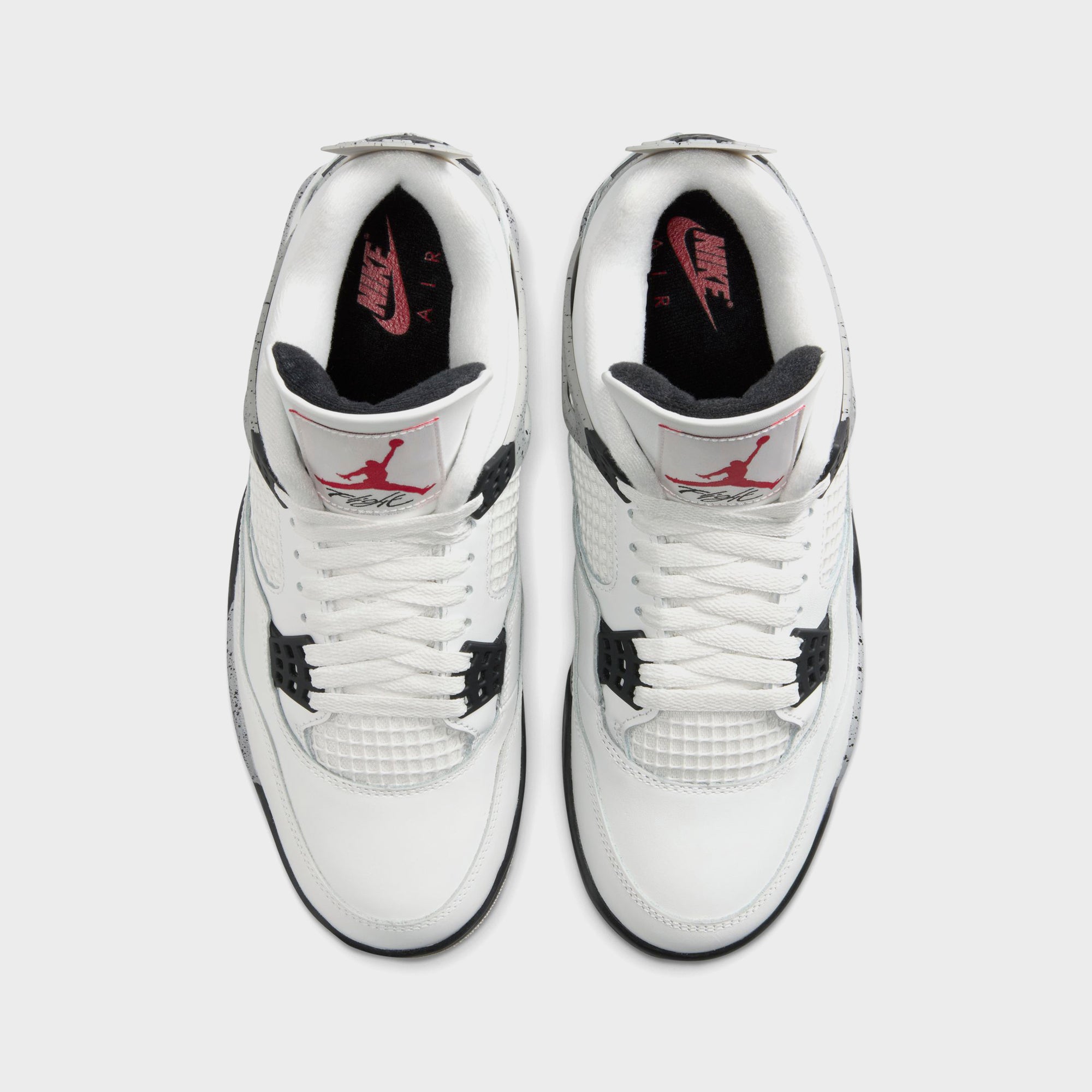 シューズ(男性用) AIR JORDAN 4 RETRO white/fire red tech Jordan Air Jordan 4 Retro - Summit White / Fire Red / Tech