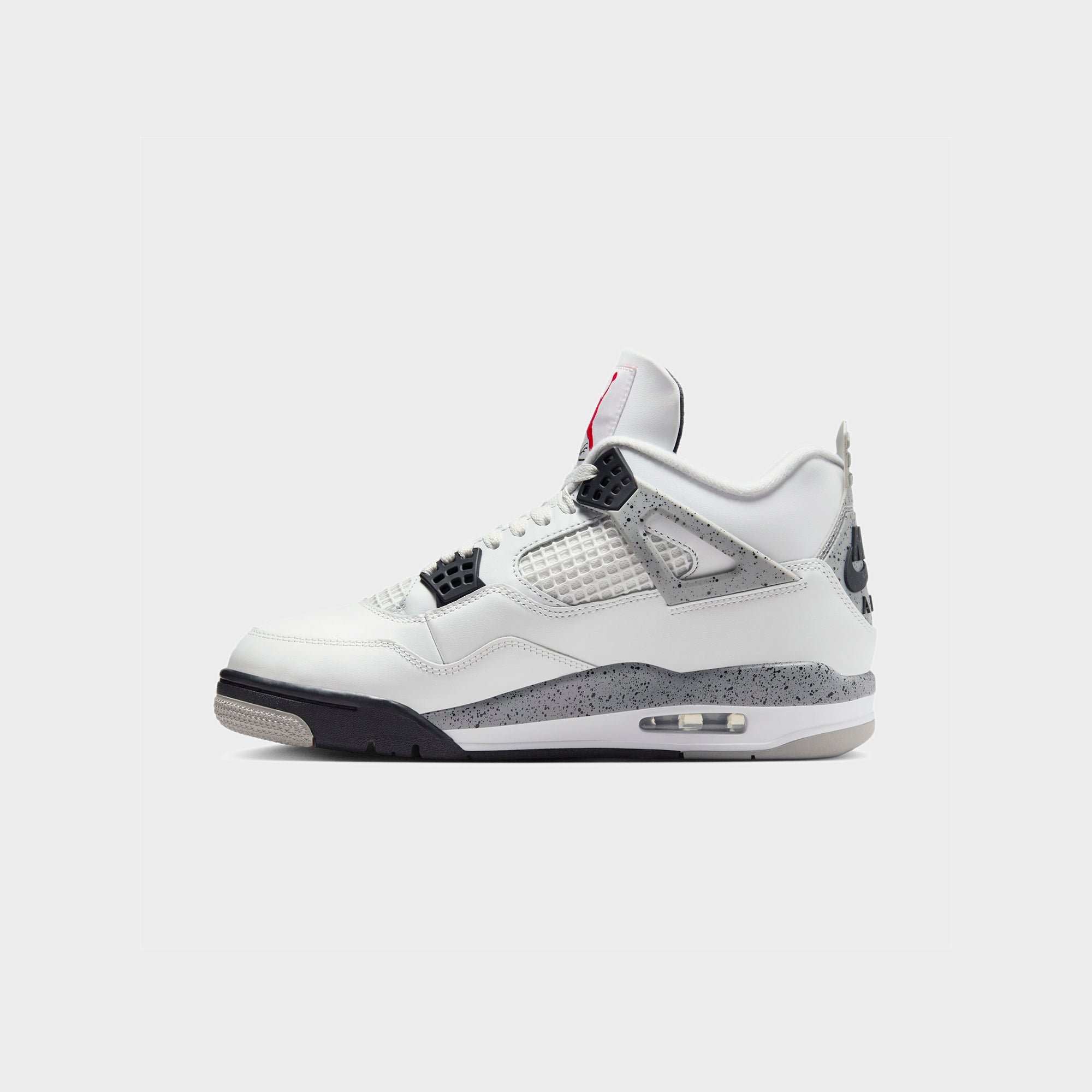 Air Jordan 4 ホワイト/レッド/ブラック JORDAN BRAND AIR JORDAN 4 RETRO WHITE/FIRE RED-BLACK-NEUTRAL