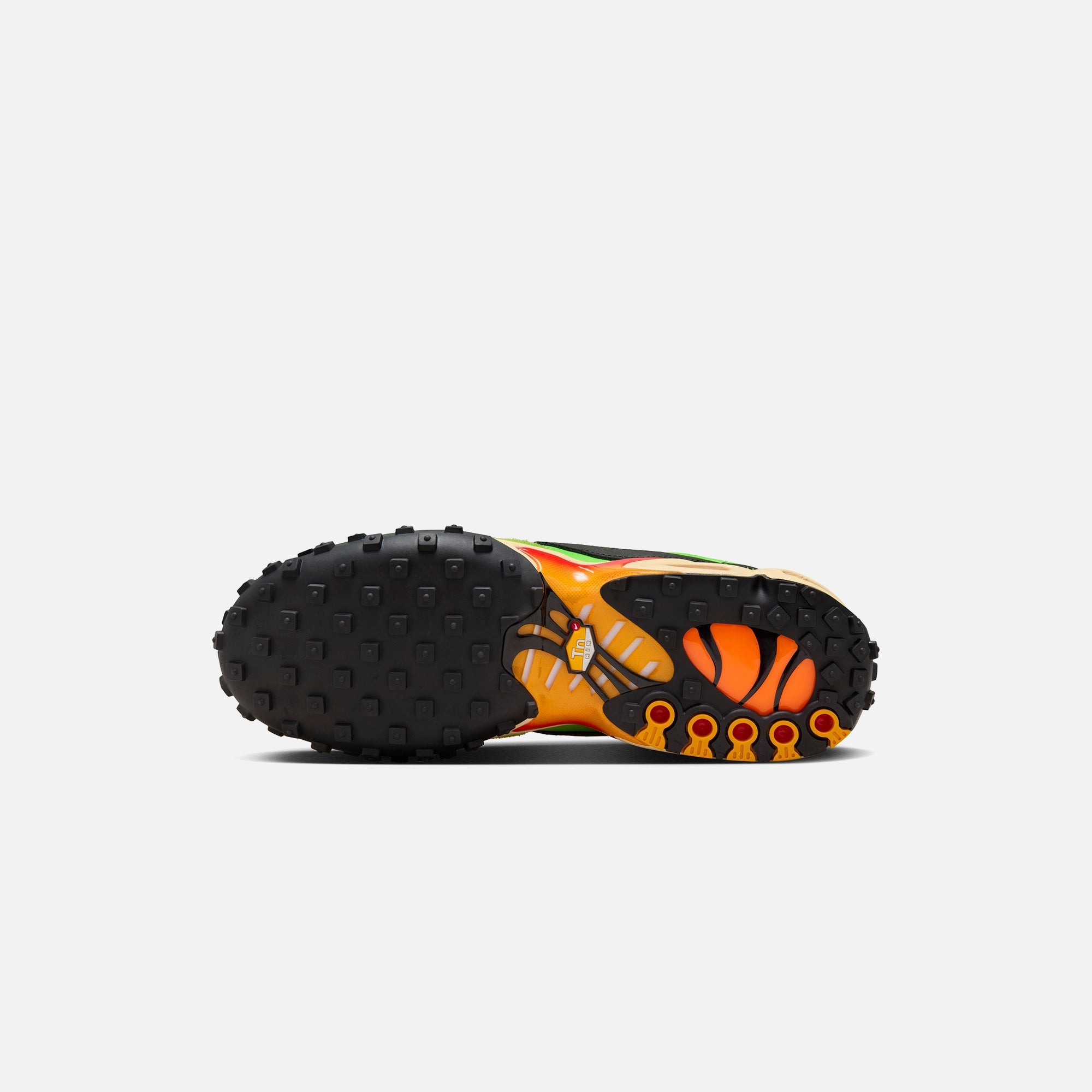 black orange and green air max