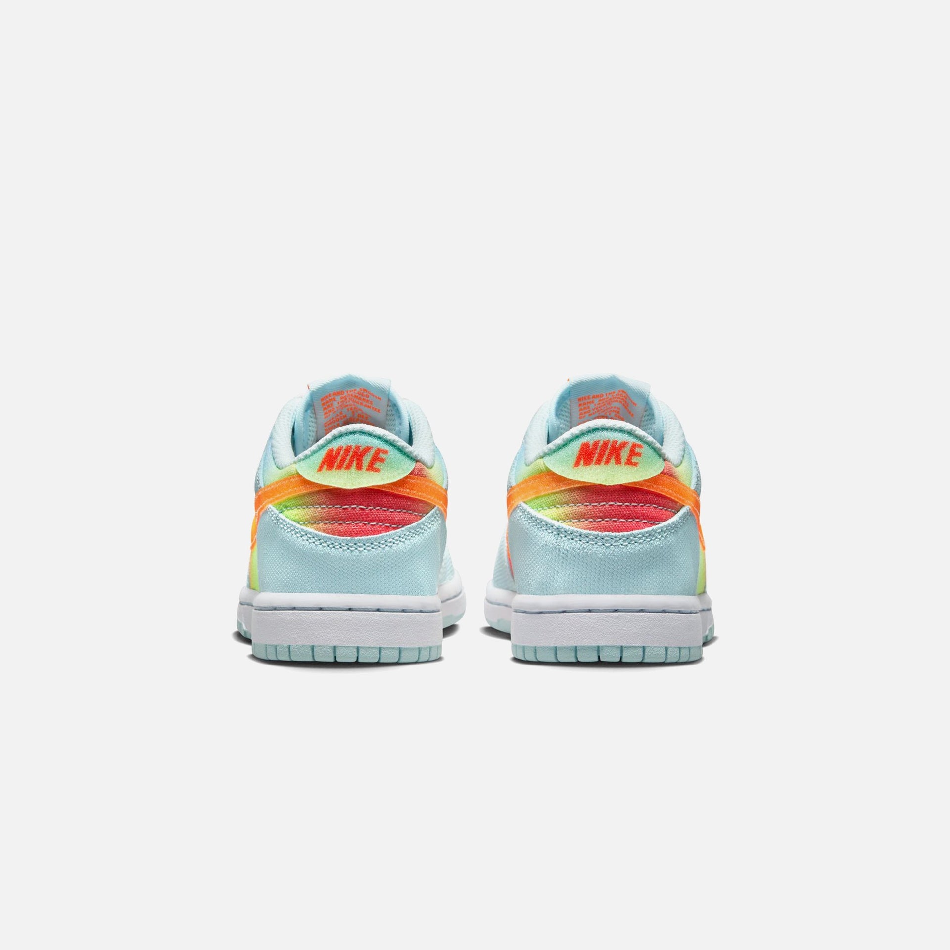 Nike PS Dunk Low - Glacier Blue / Light Lemon Twist / Aquarius Blue / Total Orange