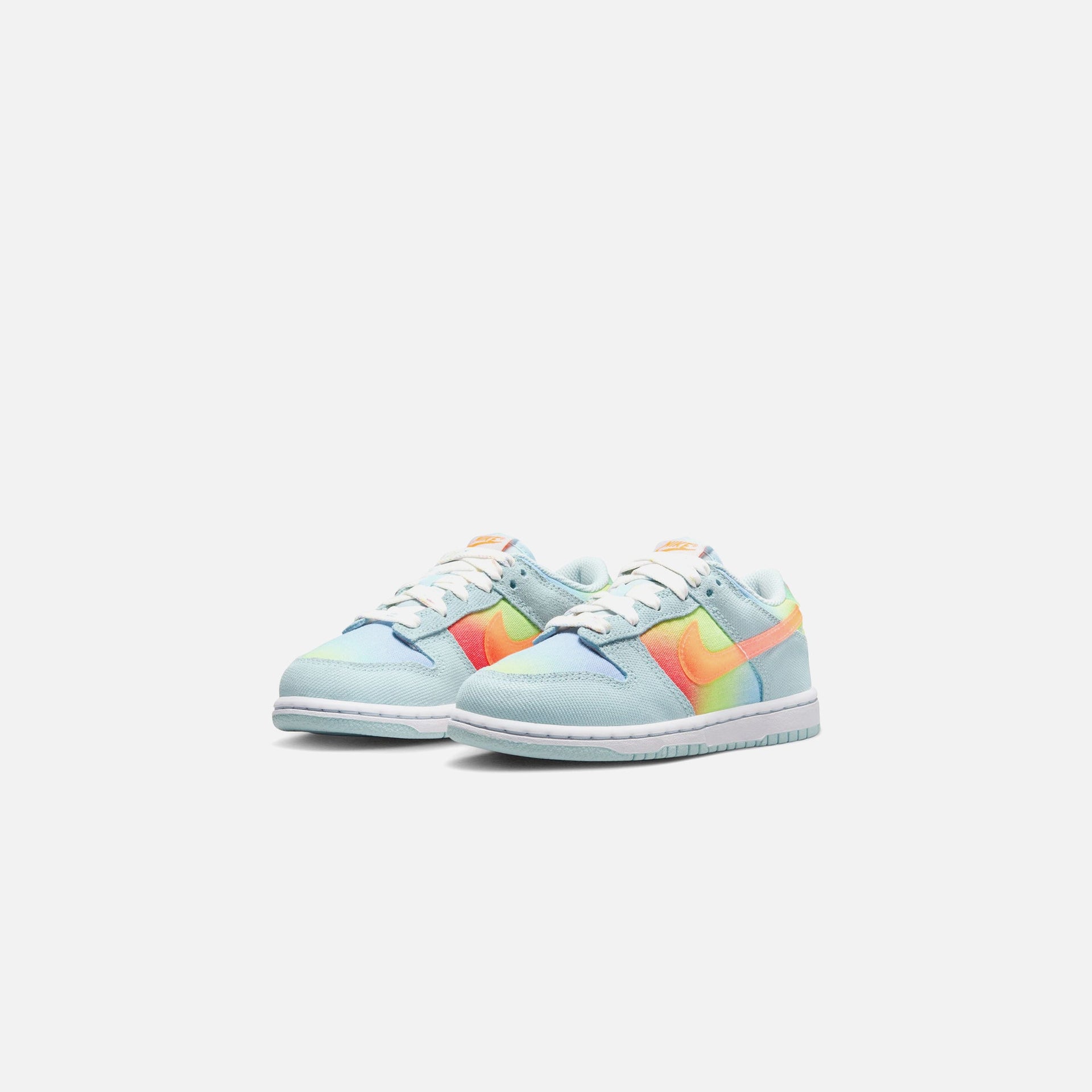 Nike PS Dunk Low - Glacier Blue / Light Lemon Twist / Aquarius Blue / Total Orange